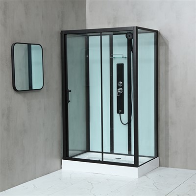 سلائیڈنگ شاور کیبن شفاف شیشہ